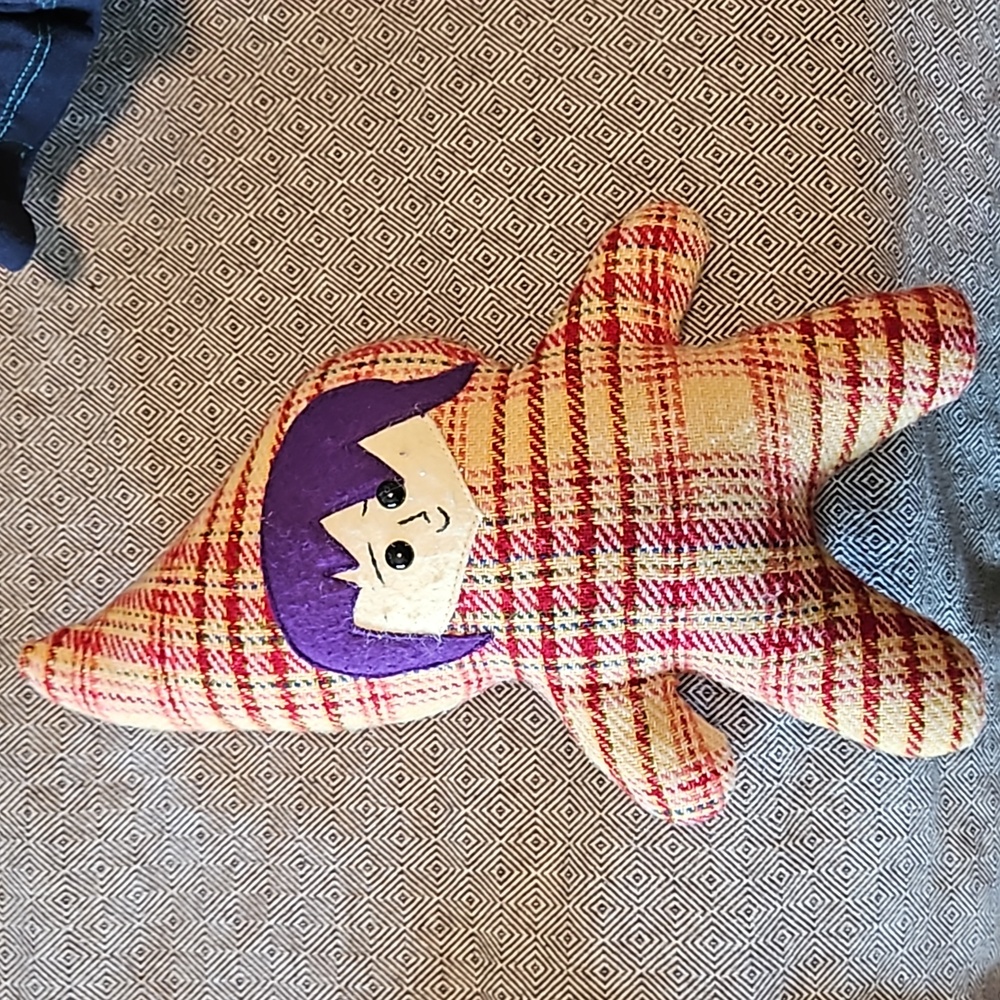 Artisan-made plush doll